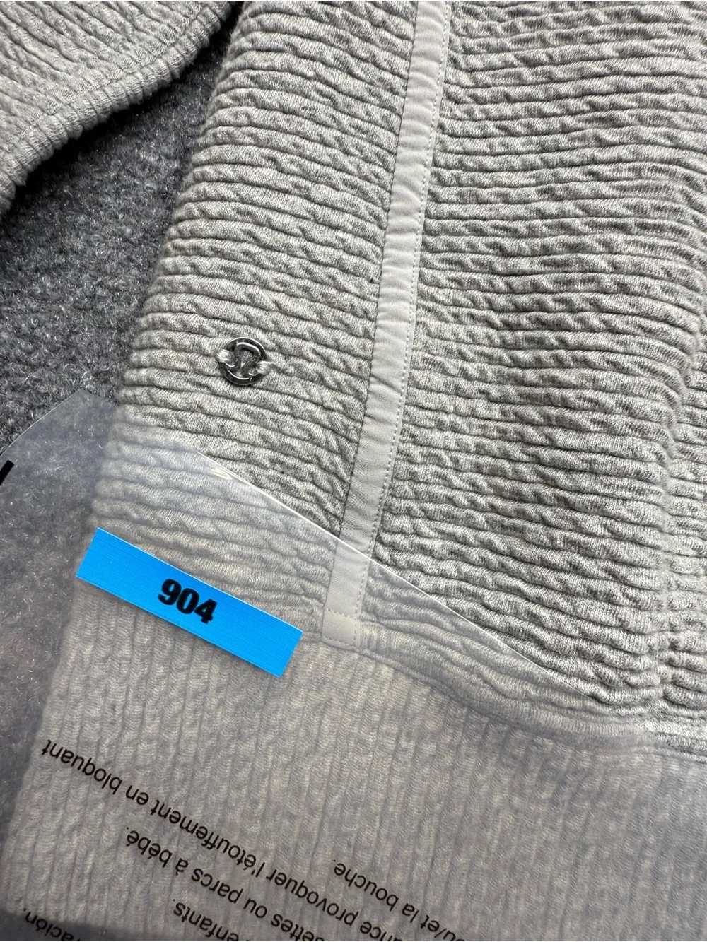 Lululemon Women Size 2 On Repeat Bomber textured full zip jacket
